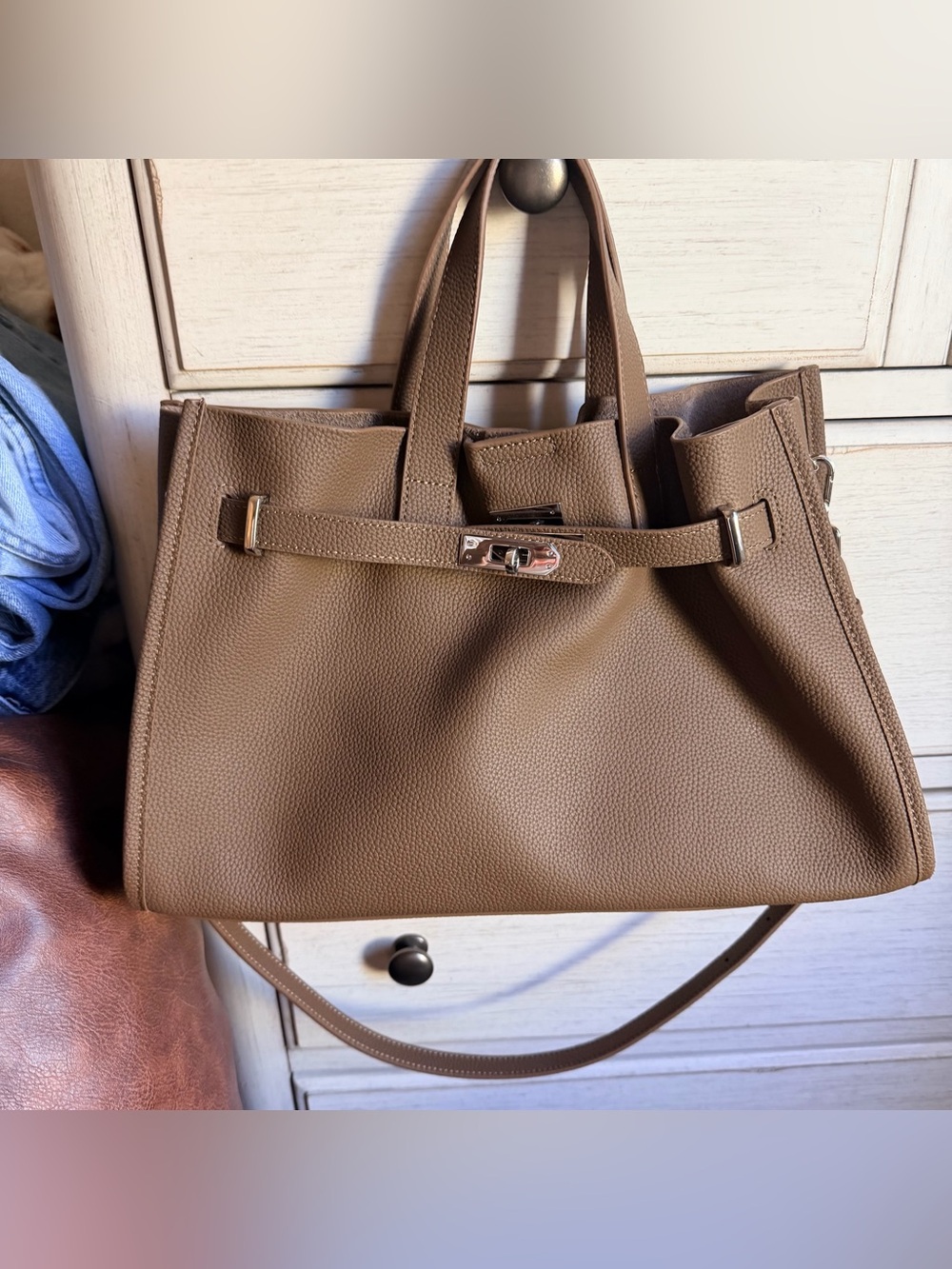 Amazon Leather Tote